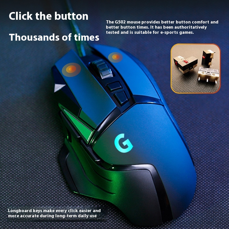 E-sports Games G502 Wired mus - Miniatyr 4