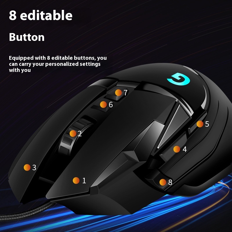 E-sports Games G502 Wired mus - Miniatyr 5