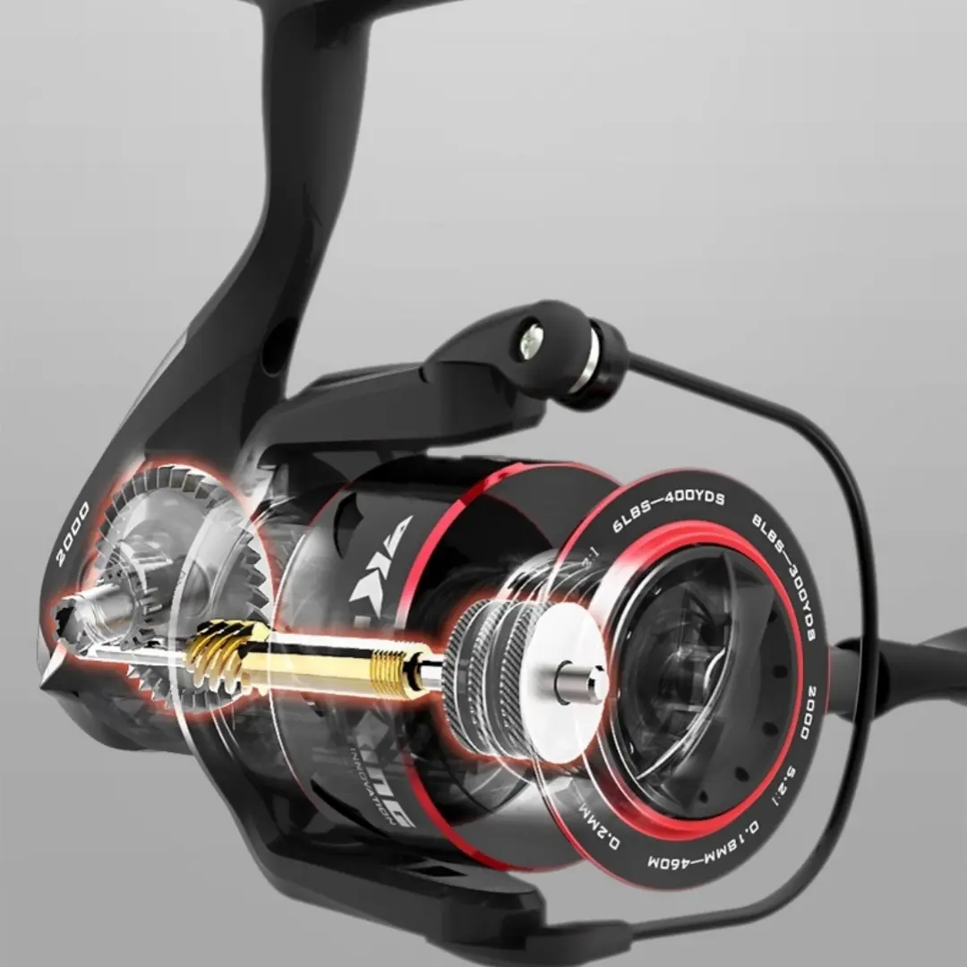 Lure Fishing Wheel Spinning Reel Telescopic Rod