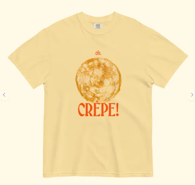 European And American Poppies Digital Printing Casual Round Neck Short Sleeves - Butter