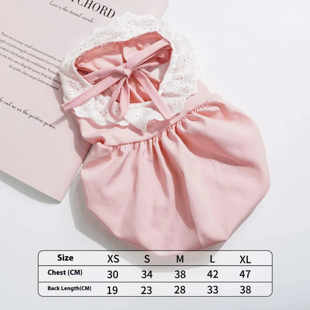 Cat Polyester Clothes Summer Thin - Pink