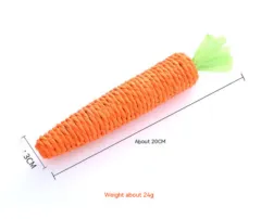 Pet Cat Toy Cute Pet Supplies Paper String Decorations Carrot - Large Radish - View 1