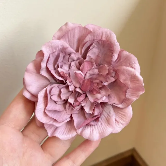 Women's Peony Headdress Barrettes Side 1 Purple Peony Barrettes - Shop at LoveMi