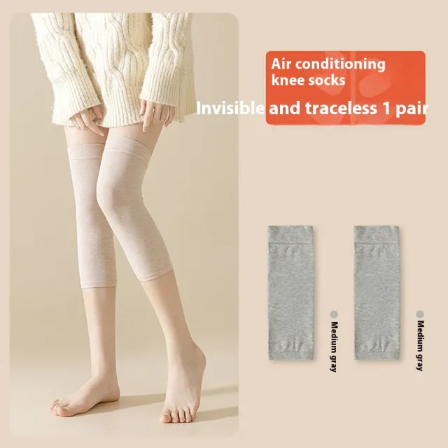 Spring And Summer Thin Air Conditioning Kneelet Socks Stockings Women's Anti snagging Durable Gray Foot Sock - Shop at LoveMi