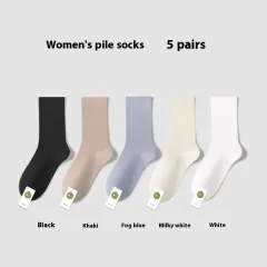 Spring And Summer Thin Anti-Pilling Pure Cotton Women's Socks Sweat-absorbent Breathable - Simple Package - View 1