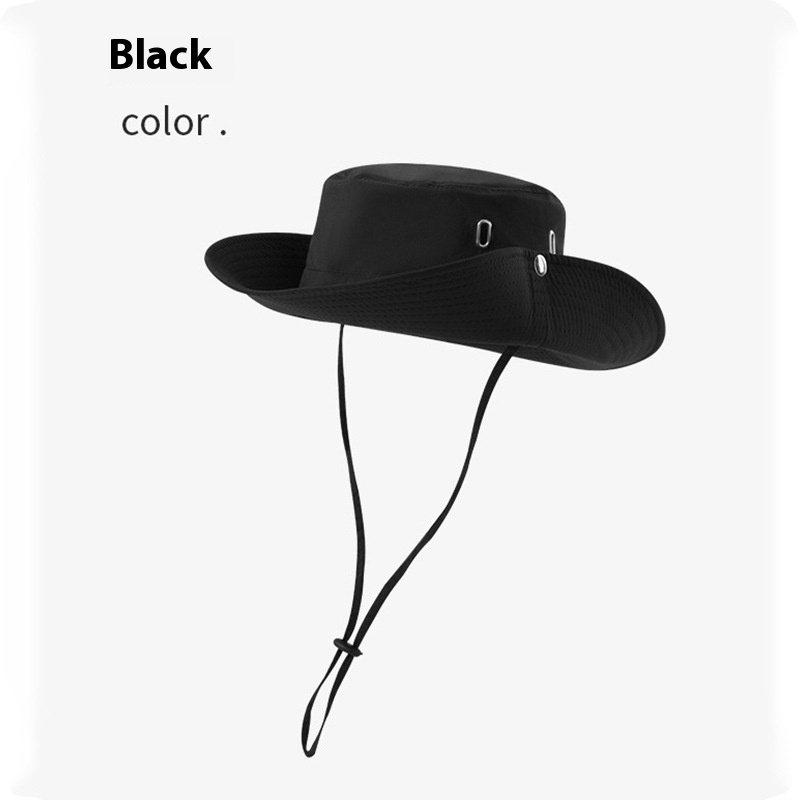 Black 8cm Brim