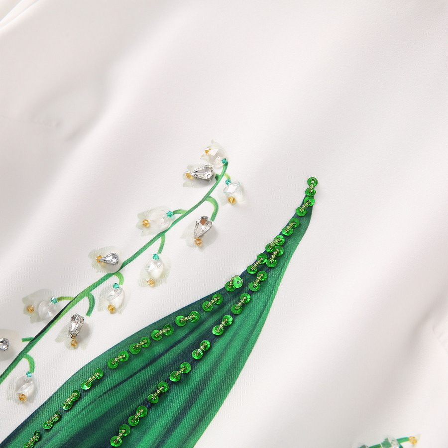 Sequin Floral Long Sleeve Dress, picture 2 of 5