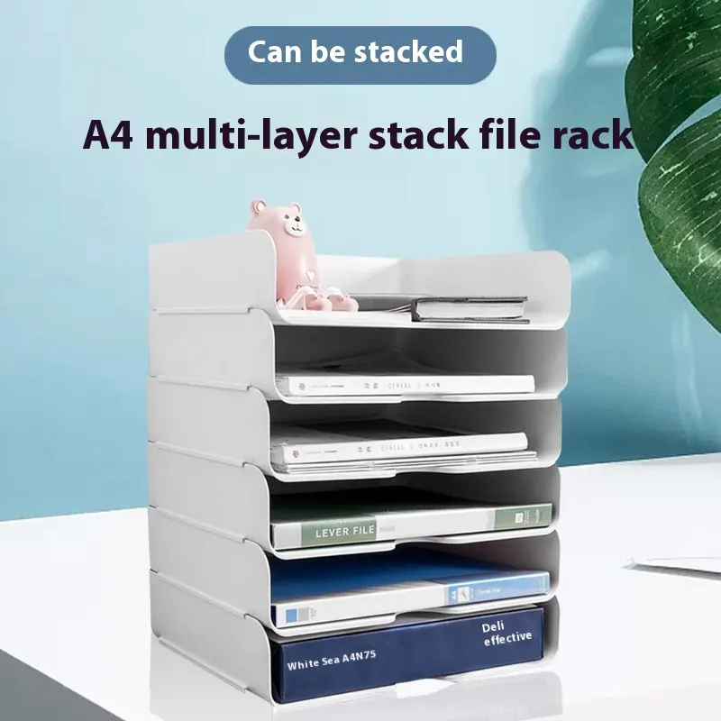 Multi-layer Storage Box Office Desk Surface Panel