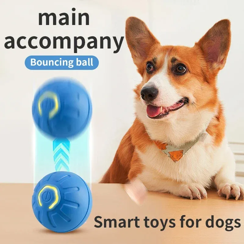 Smart Dog Toy Ball Electronic Interactive Pet Toy Moving Ball USB Automatic Moving Bouncing For Puppy Birthday Gift Cat Product – image 2