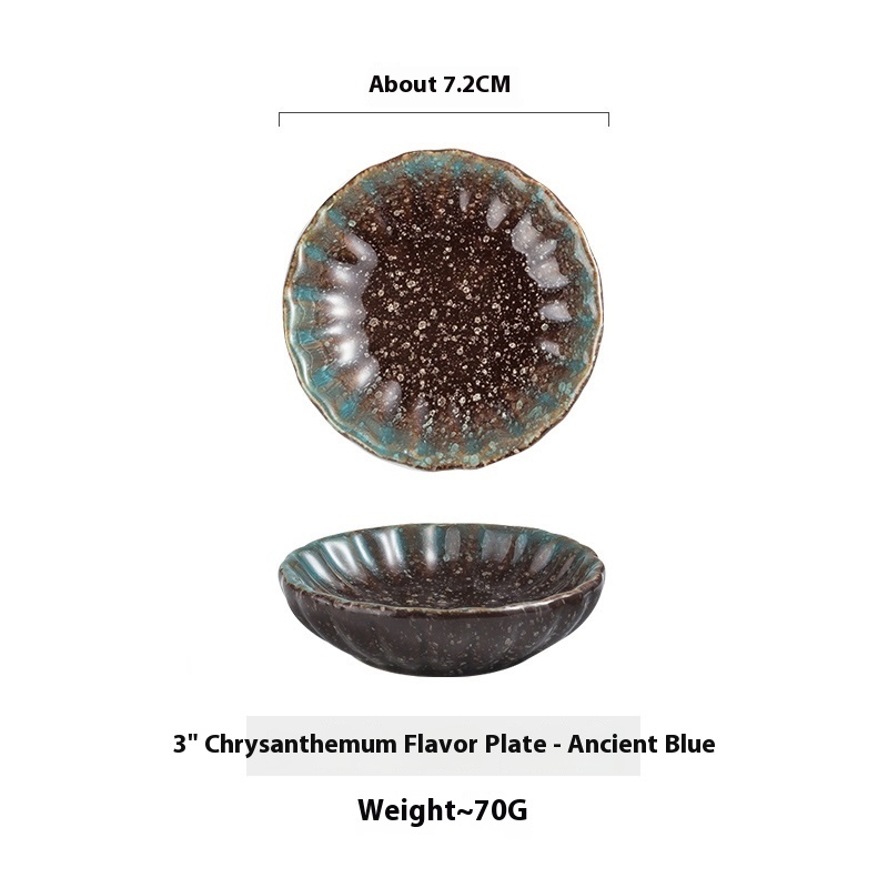 Dish Antique Blue