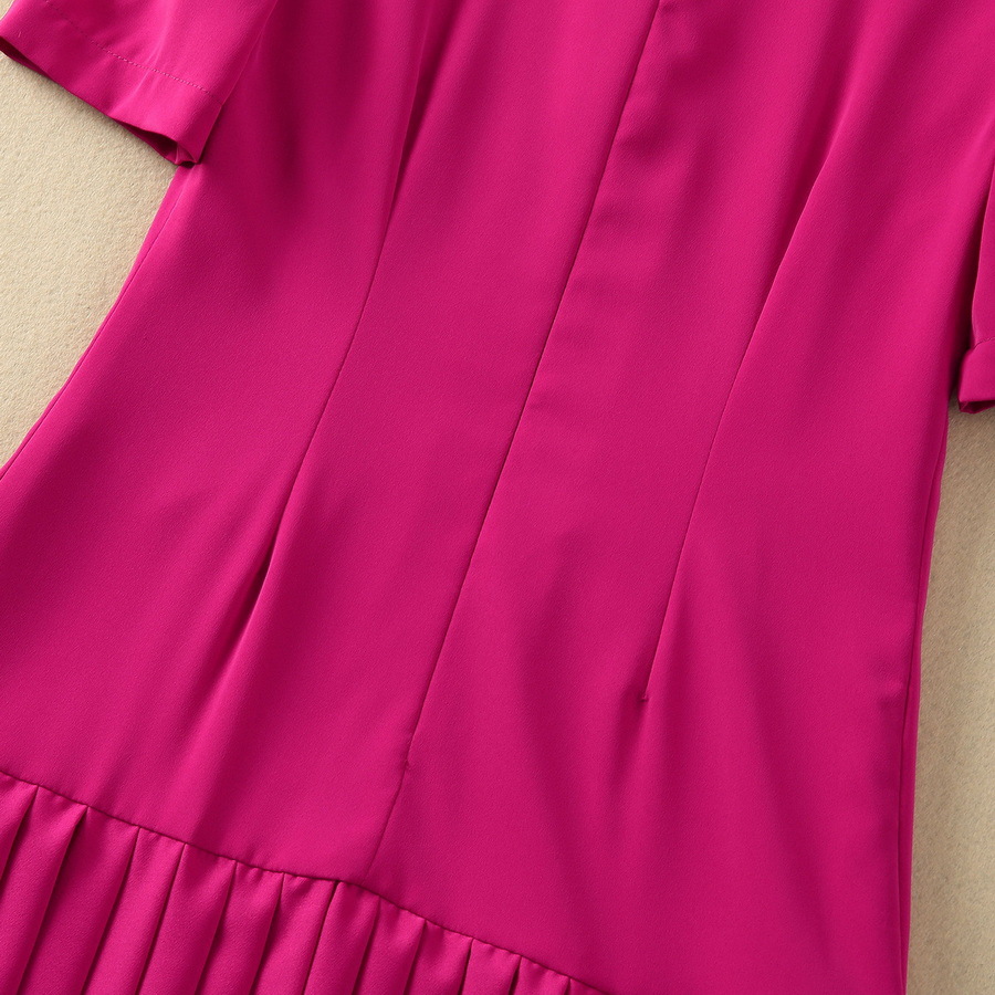 Lace Lapel Short Sleeve Dress, picture 2 of 8