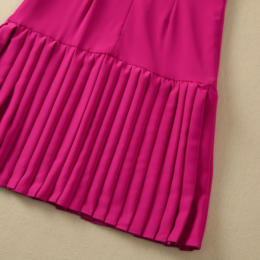 Lace Lapel Short Sleeve Dress, picture 7 of 8