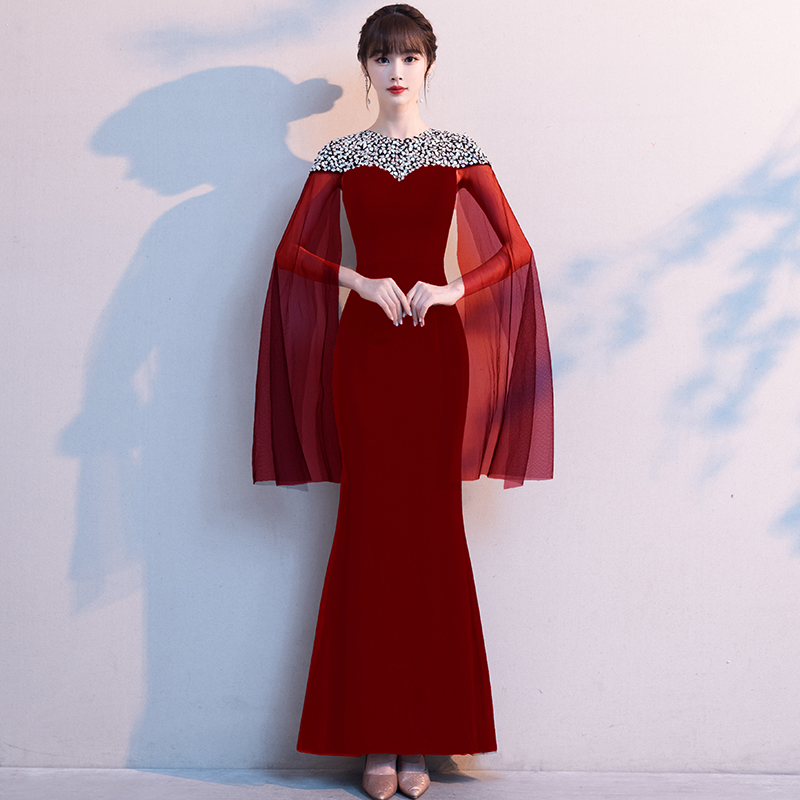 Wine Red Long