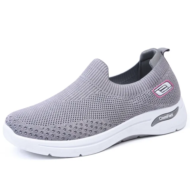 Jianbu Soft Bottom Fashionable Breathable Sneaker Women Gray - Shop at LoveMi
