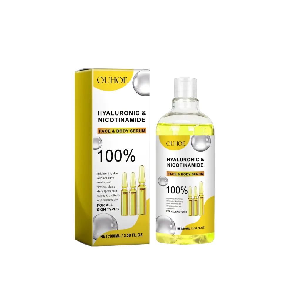 Hyaluronic Nicotinamide Face Body Serum - Essence Liquid