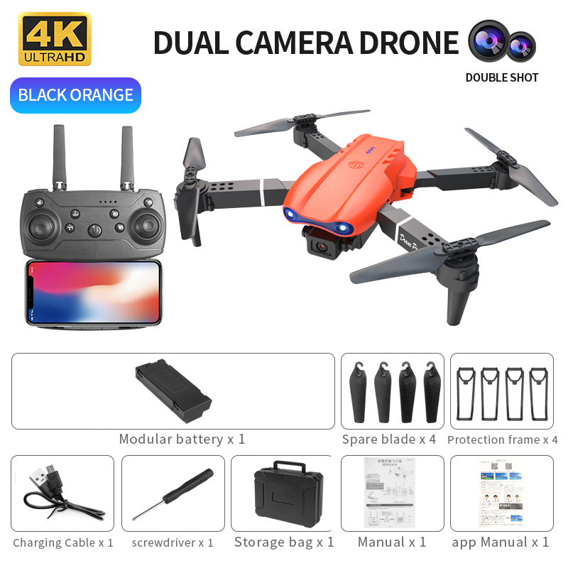 Orange. Dual 4k cameras