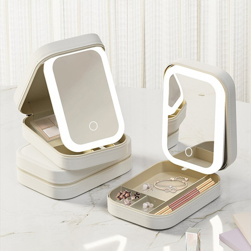 Scatola di Conservazione per Trucchi con Luce LED