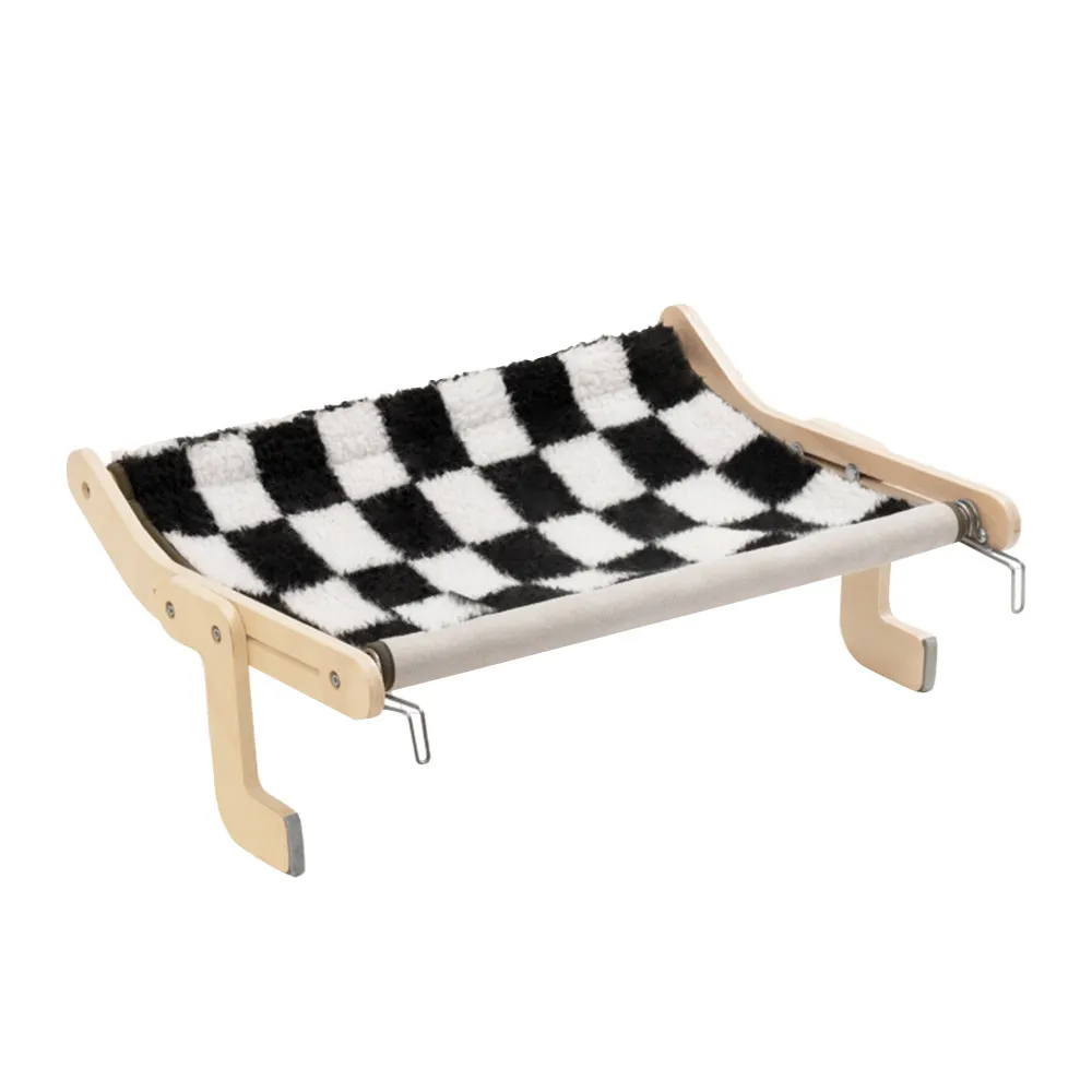 Bed Supplies Cat Hanging Bed Pet Cat Climbing Frame - Black And White