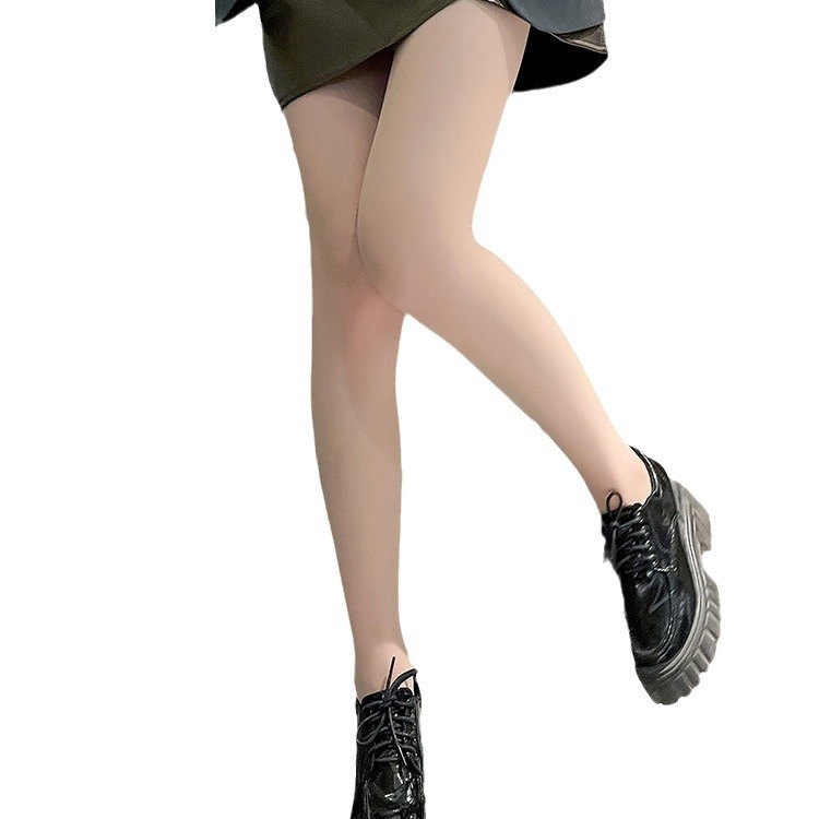 Black Silk Stockings Thin Nylon Silk Pantyhose Sunscreen Superb Fleshcolor Pantynose - Image 13