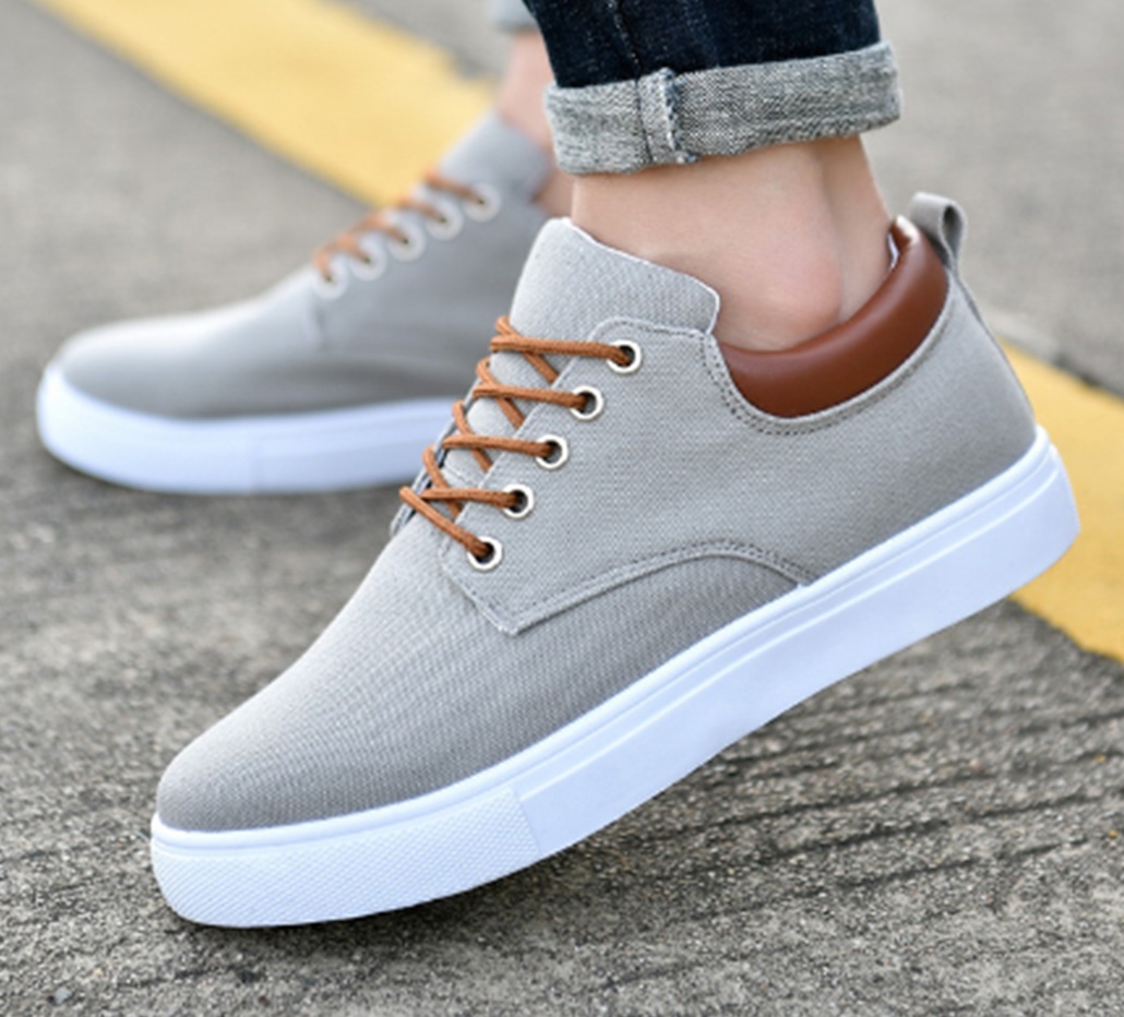 Grey Lacing shoes
