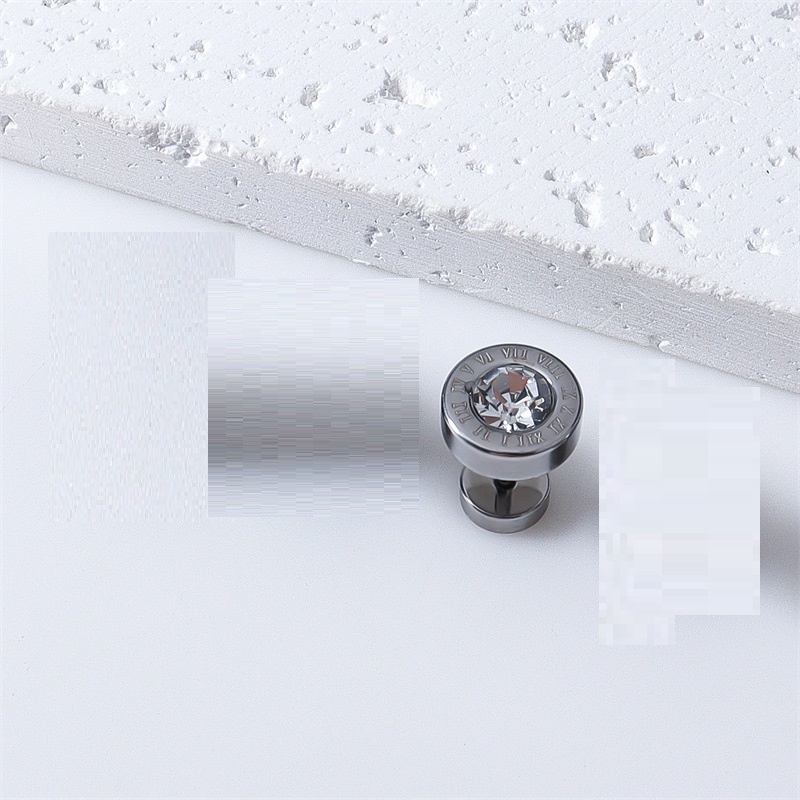 White Ear Studs Single
