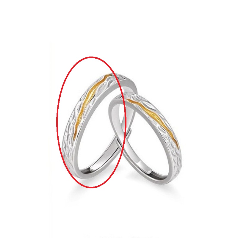 Men's White Gold Color