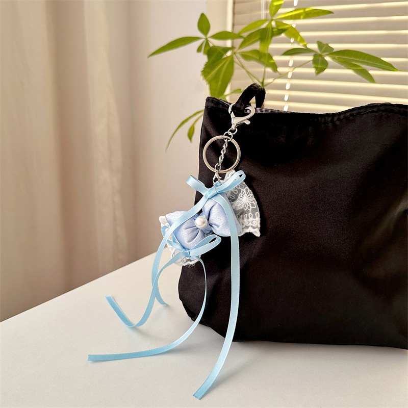 Ballet Bow Blue With Lanyard