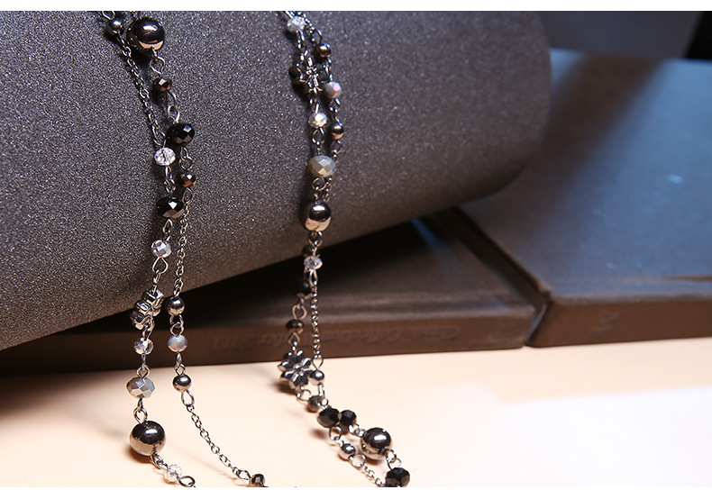 European And American Fashion Double-layer Beaded Retro Handmade Original Design