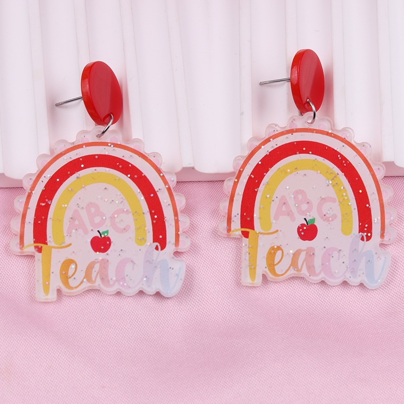 Semicircle Flower Letter