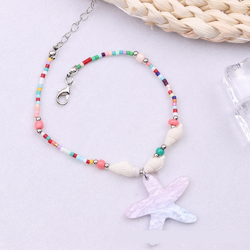 Purple Anklet