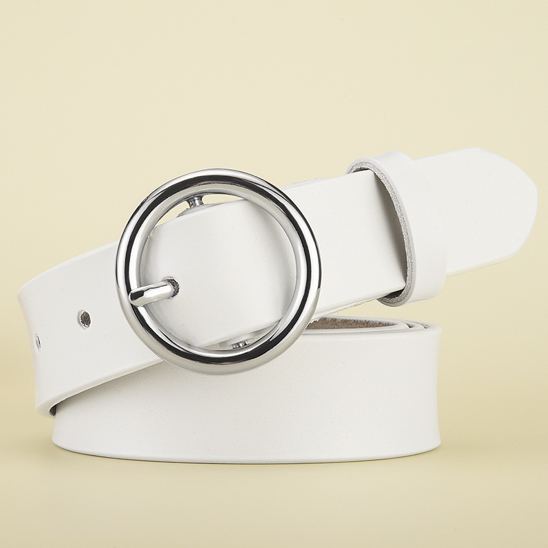 Silver Buckle White