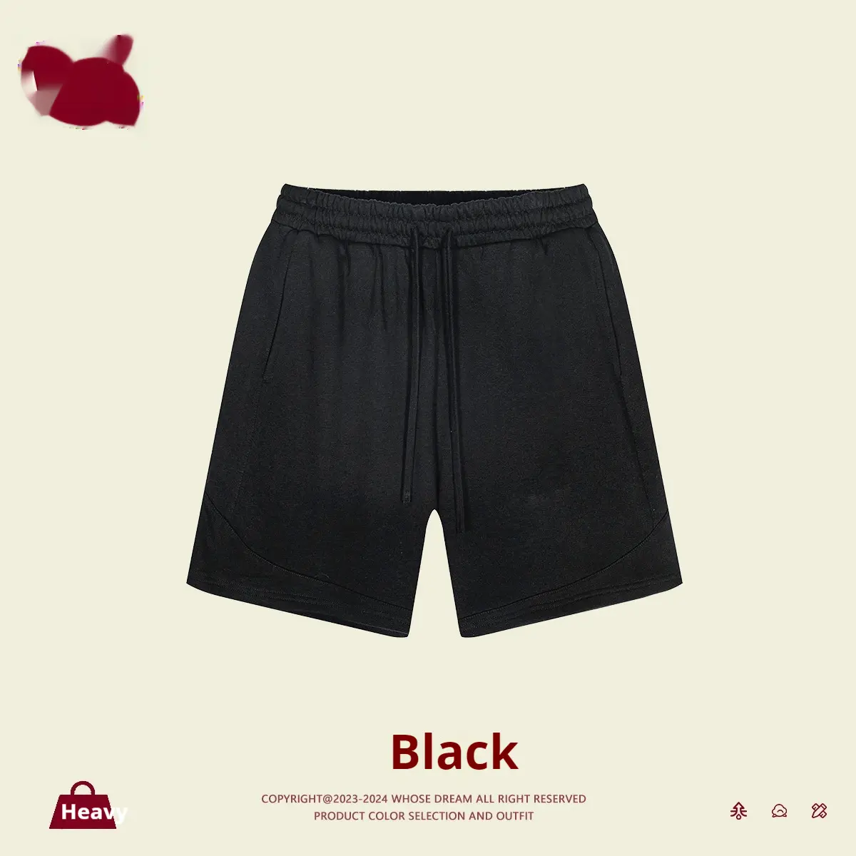 Solid Color Loose Medium And Large Children's Shorts Basic Style Sports Shorts