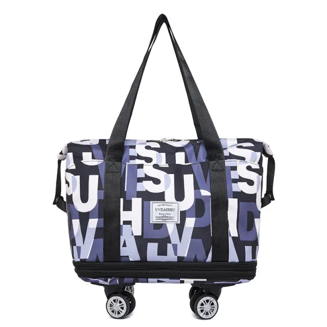 Roller Large Capacity Travel Storage Bag Black - Shop at LoveMi