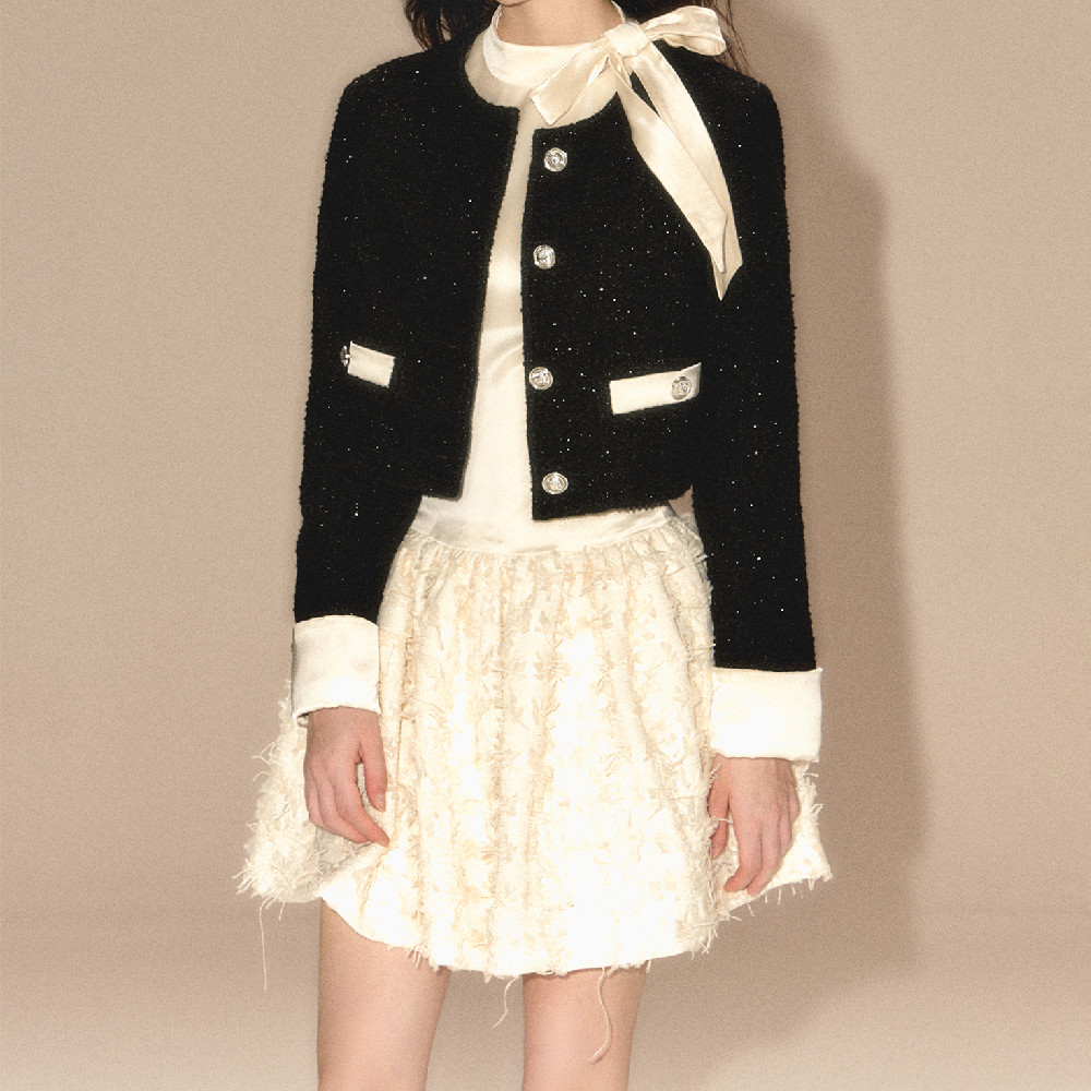 Satin Bow Lace-up Vest Dress Women - Image 4