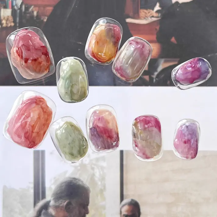 Summer Watermelon And Tourmaline Crystal Halo Dye Wearing Armor