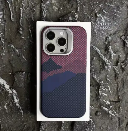Blue Star River Metal Lens Phone Case