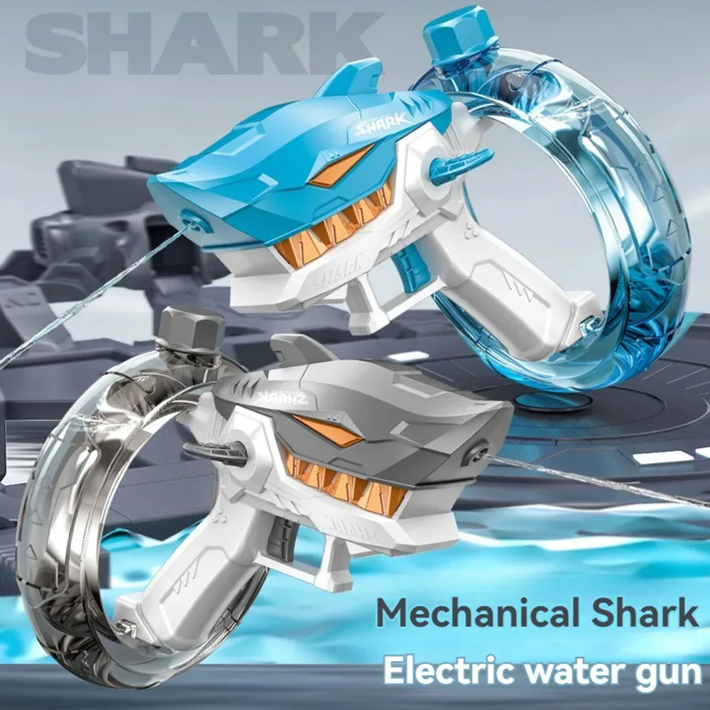 New Shark Electric Water Gun Toys Fully Automatic Continuous