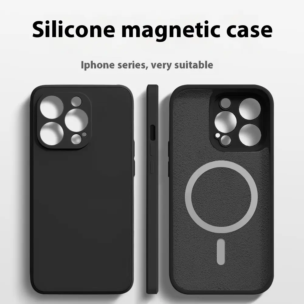 Liquid Silicone Magnetic Phone Case