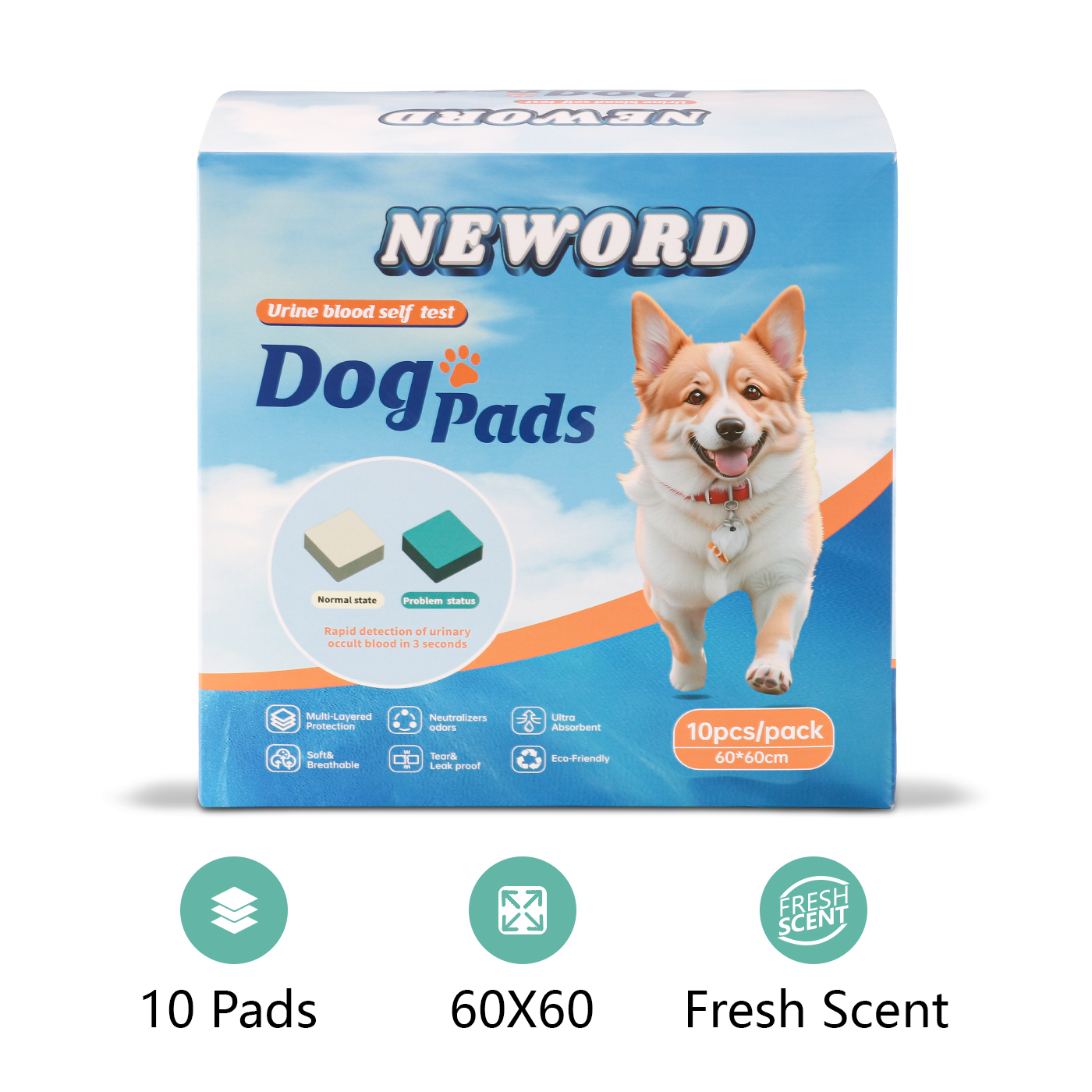 Urine Pad for Dogs Packaging.