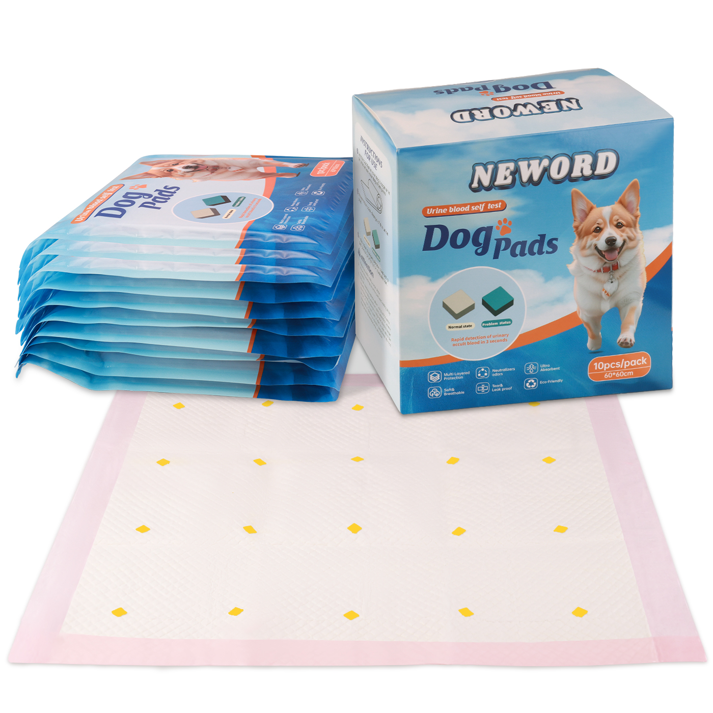 Urine Pad for Dogs Packaging.