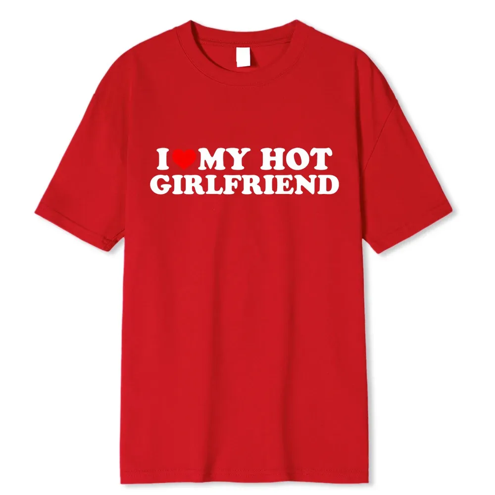 I Love My Girlfriend Shirt I Heart My-Girlfriend Shirt G F T - Red