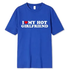 I Love My Girlfriend Shirt I Heart My-Girlfriend Shirt G F T - Blue - View 1