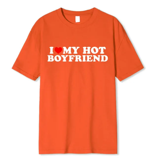 I Love My Girlfriend Shirt I Heart My Girlfriend Shirt G F T Orange Boyfriend - Shop at LoveMi