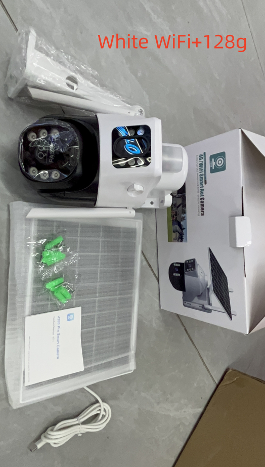 Solar Home Surveillance Camera Dual-screen Outdoor Wifi4g Intelligent Network - Image 4