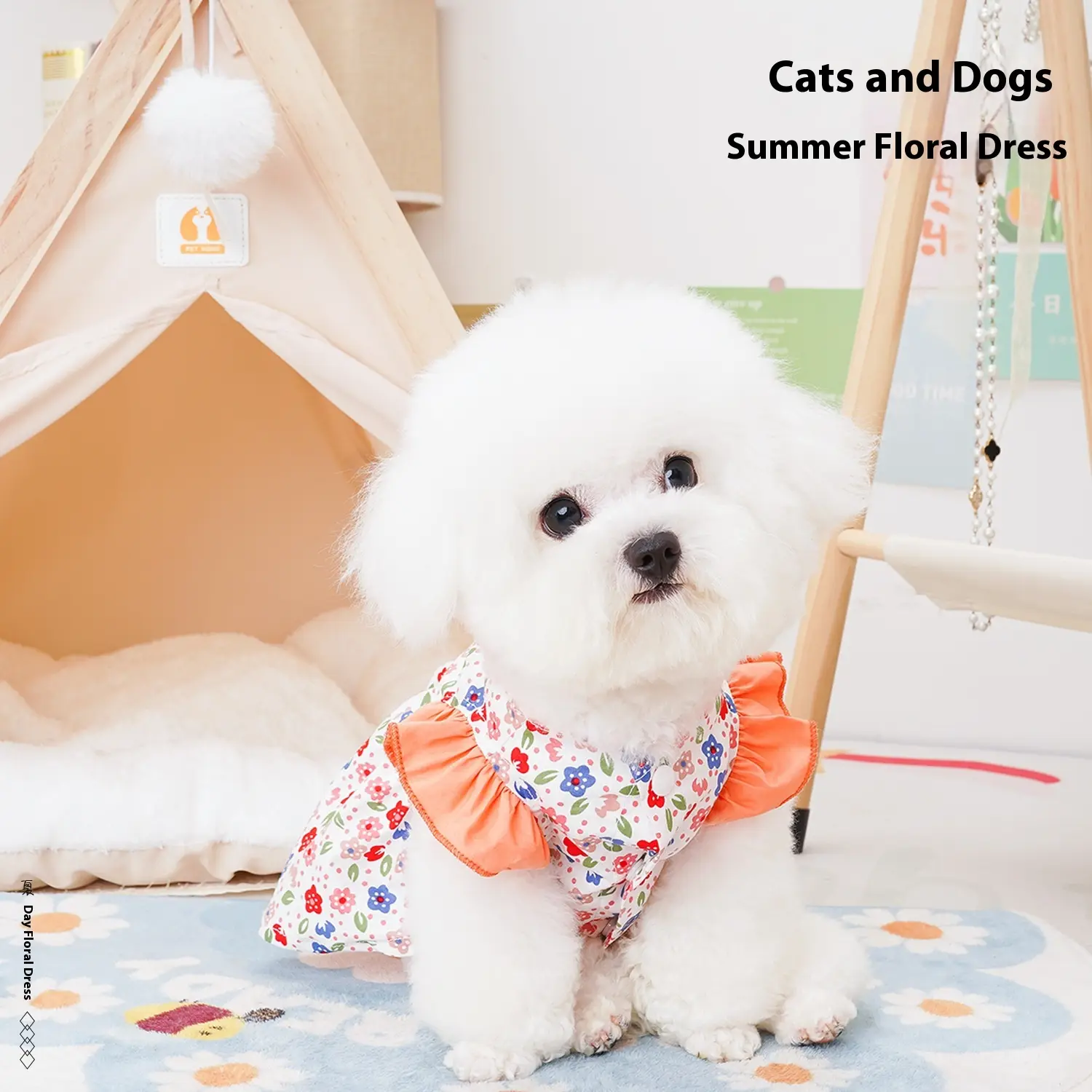 Pet Skirt Dog Anti-lint Thin Clothes