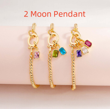 2 Moon Pendant