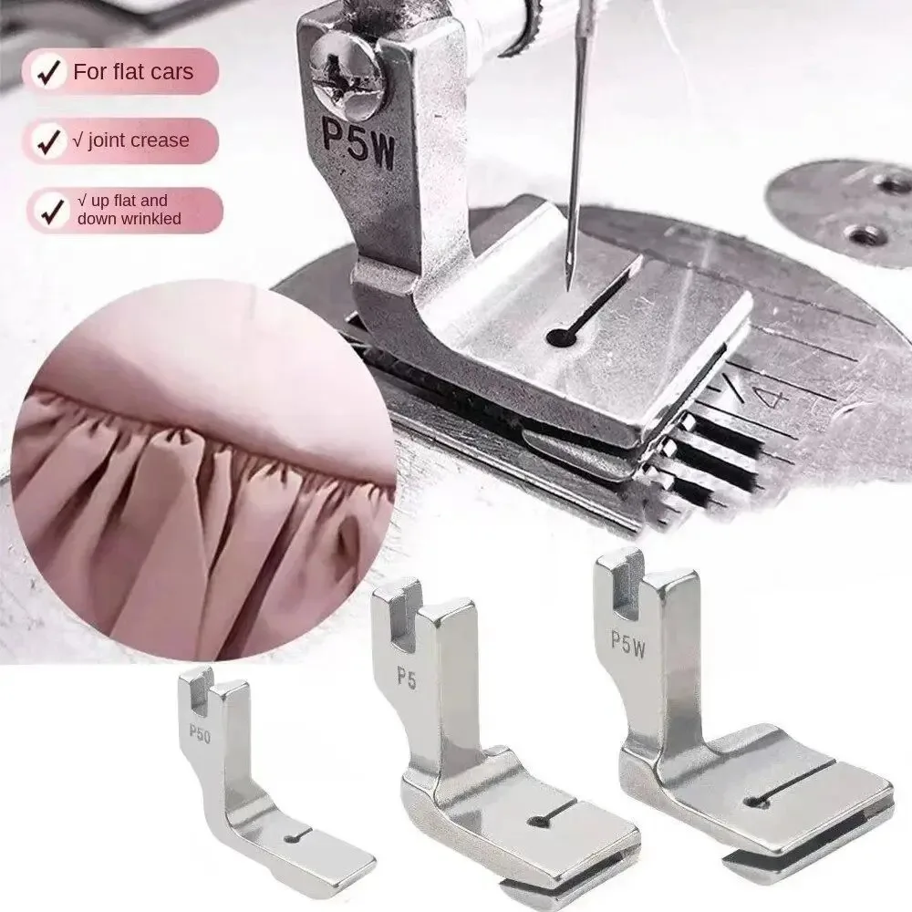 Industrial Computer Machine Flat Wrinkle Presser Foot Sewing Accessories