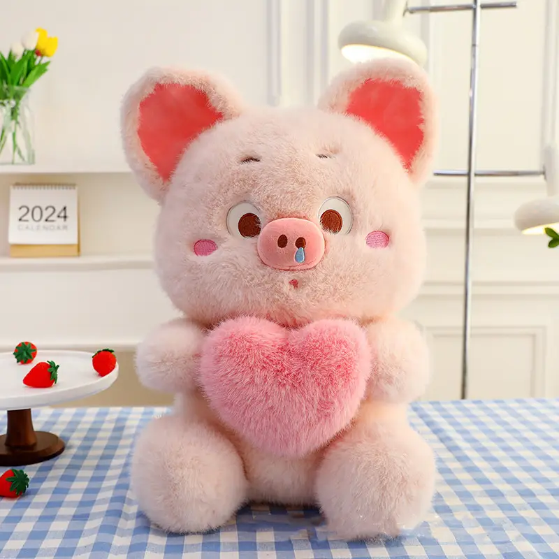 New Love Pig Plush Toy Child Comfort Ragdoll Doll