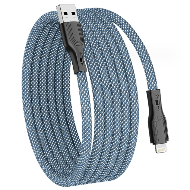 Silver blue circular line