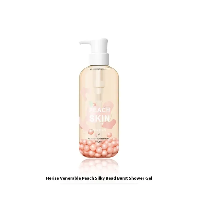 Yuanqi Peach Silky Burst Beads Shower Gel Family Pack 400Ml - Shop at LoveMi